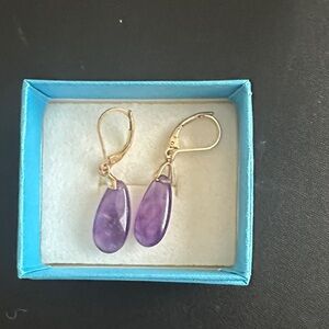Amethyst earrings